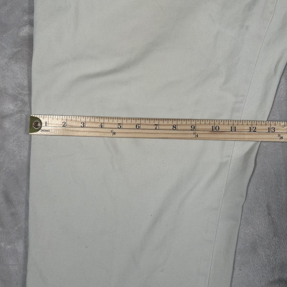 VTG 90s Polo Ralph Lauren Hammond Pant Men 42x30 Khaki Classic Chino Pleated - Picture 14 of 16